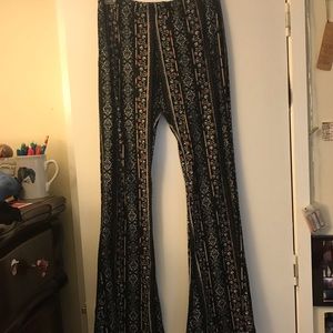 Polyester Wide Leg Pants